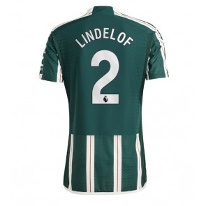 Manchester United Victor Lindelof #2 Bortatröja 2023-24 Kortärmad